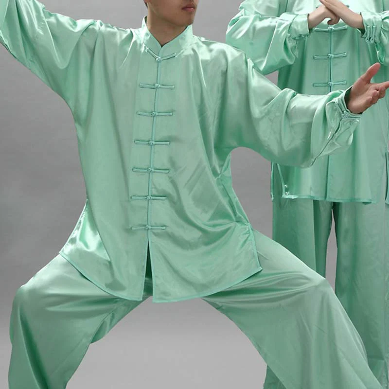 Simple Pattern Meditation Prayer Spiritual Zen Tai Chi Qigong Practice Unisex Clothing Set (Extra 30% Off | USE CODE: FS30)