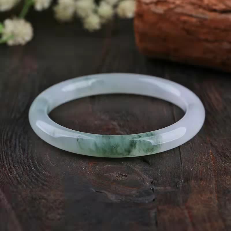 Buddha Stones Jade Abundance Luck Blessing Bracelet Bangle