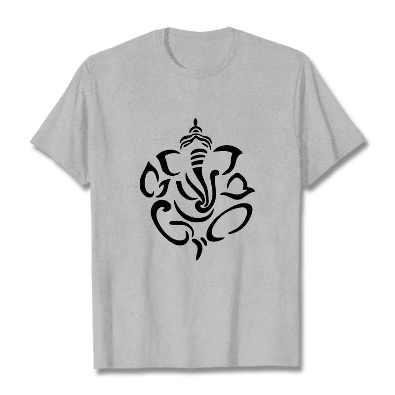 Buddha Stones Ganesh Elephant Sketch Illustration Tee T-shirt