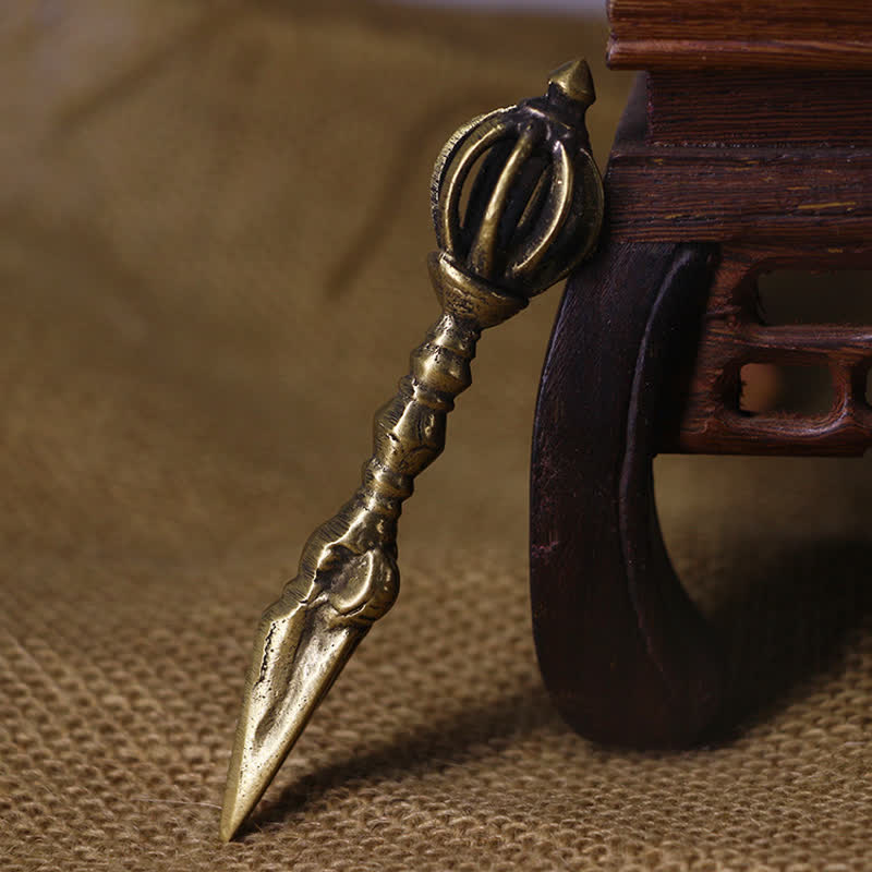 Buddha Stones Tibet Nine Strands Vajra Dorje Spiritual Power Decoration