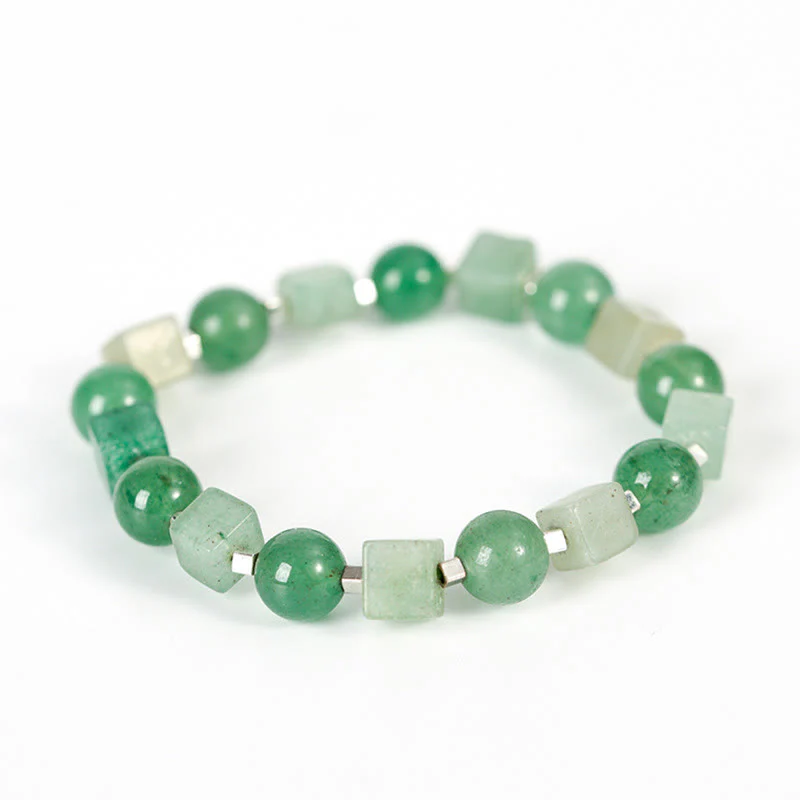 Buddha Stones Various Crystals Black Obsidian Purification Bracelet