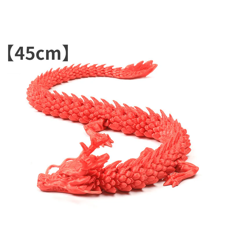 Buddha Stones Feng Shui Dragon Luminous 3D Printed Dragon Luck Success Home Decoration