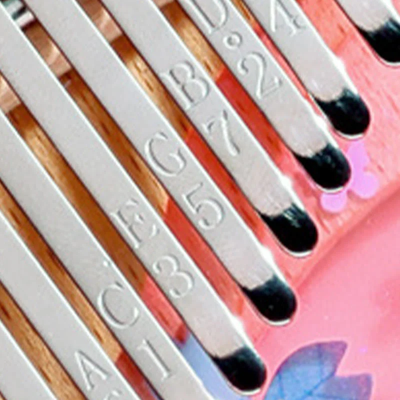 Buddha Stones Kalimba 17/21 Keys Thumb Piano Beech Wood Pink Cherry Portable Finger Piano