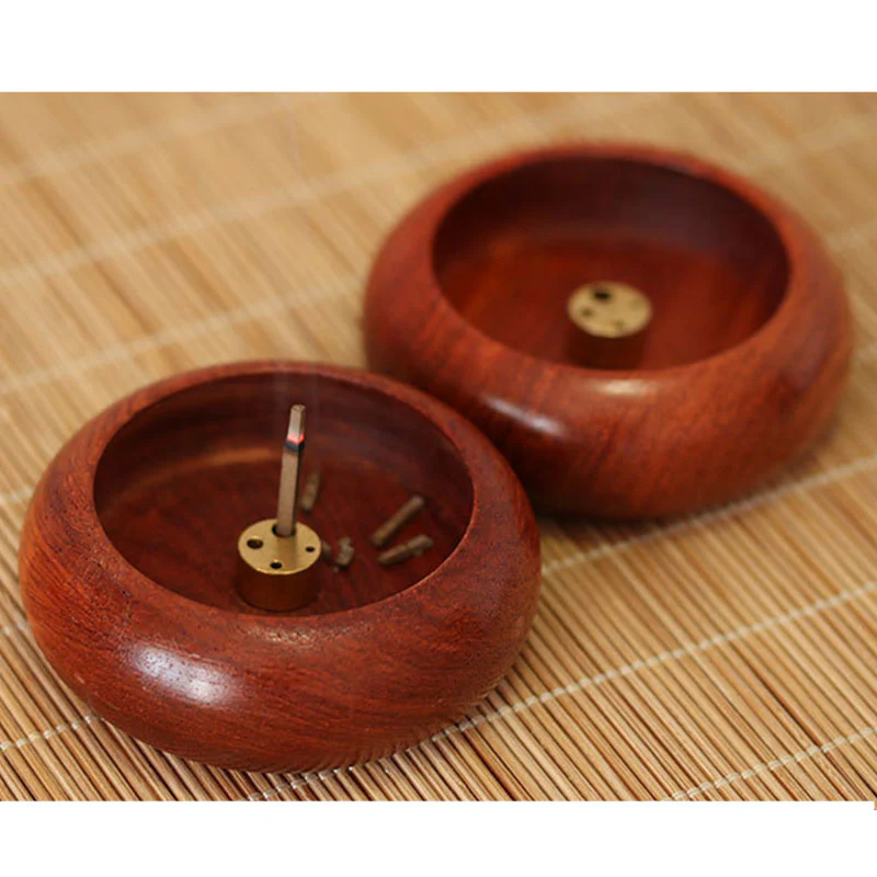 Buddha Stones Rosewood Meditation Healing Incense Burner Decoration