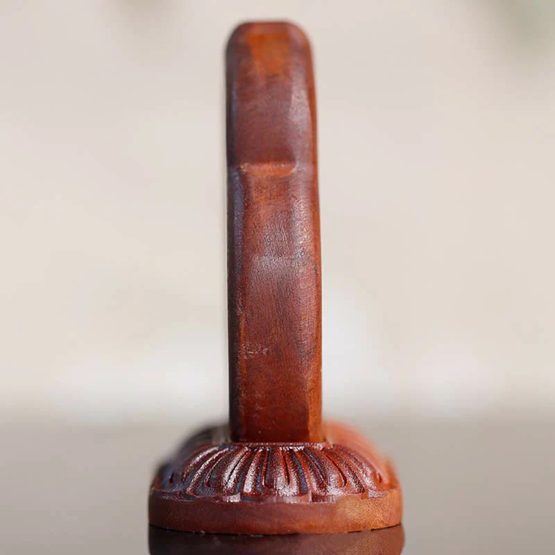 Buddha Stones Vajrasattva Buddha Wood Engraved Compassion Statue Figurine Decoration