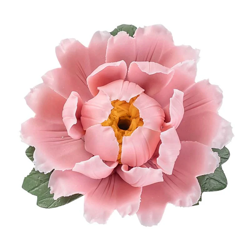 Buddha Stones Tibetan Lotus Blessing Ceramic Stick Incense Burner Decoration