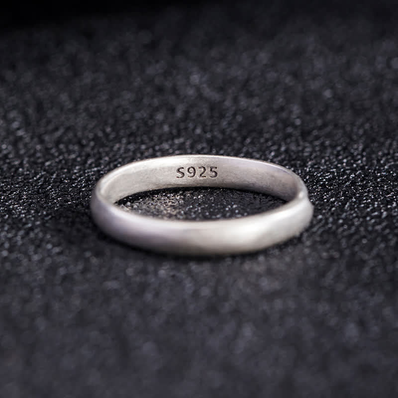 Buddha Stones 925 Sterling Silver Lotus Flower Enlightenment Ring