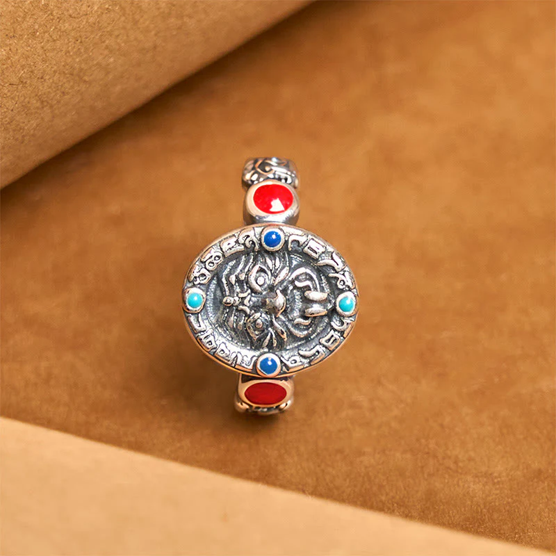 Buddha Stones Zakiram Copper Adjustable Wealth Open Ring