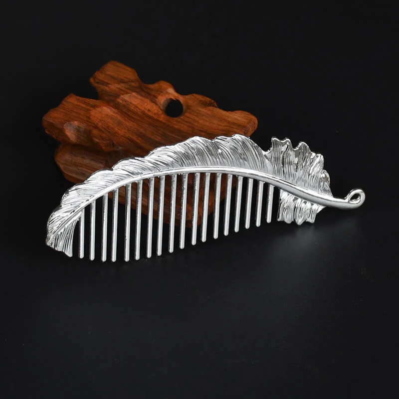 Buddha Stones Lucky Dragon Phoenix Protection Strength Comb