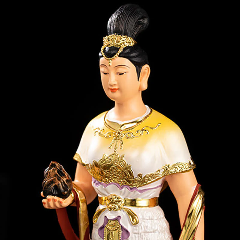 Buddha Stones Bodhisattva Nuwa Protection Resin Statue Home Decoration