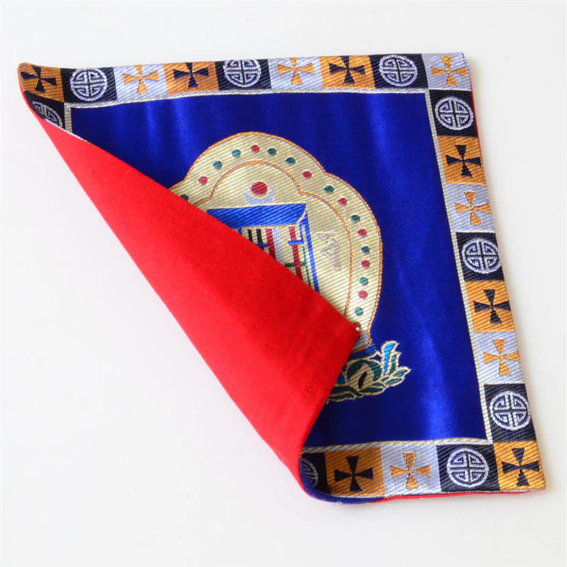 Buddha Stones Prayer Altar Mat Man-Bcu Kalachakra Healing Meditation Jacquard Mat