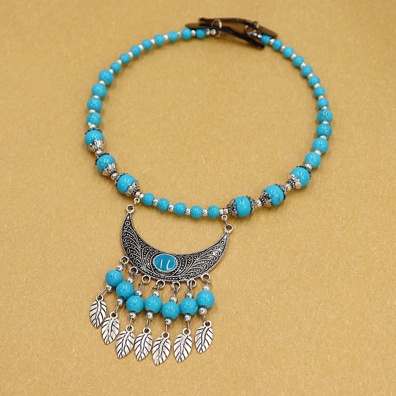 Buddha Stones Tibetan Exotic Beads Tassel Hair Decoration