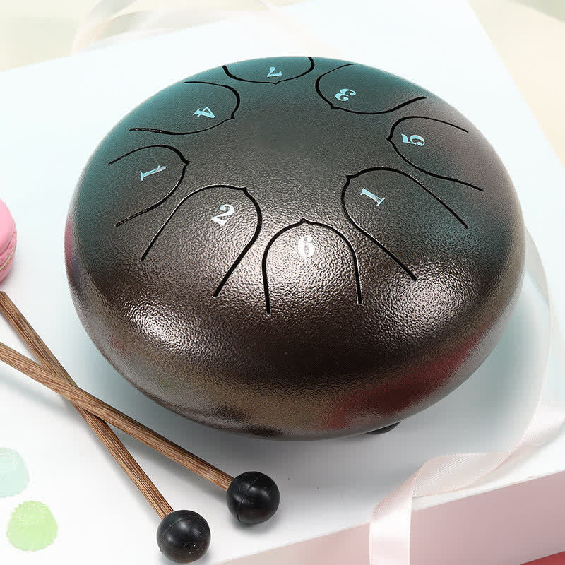 Buddha Stones Steel Tongue Drum Sound Healing Meditation Yoga Drum Kit