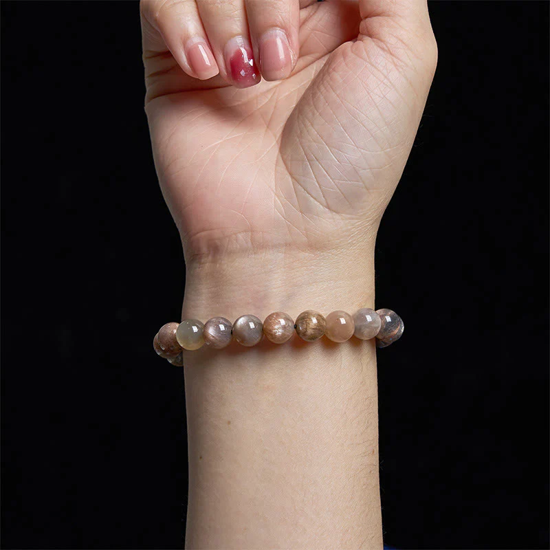 Buddha Stone Black Moonstone Soothing Bracelet