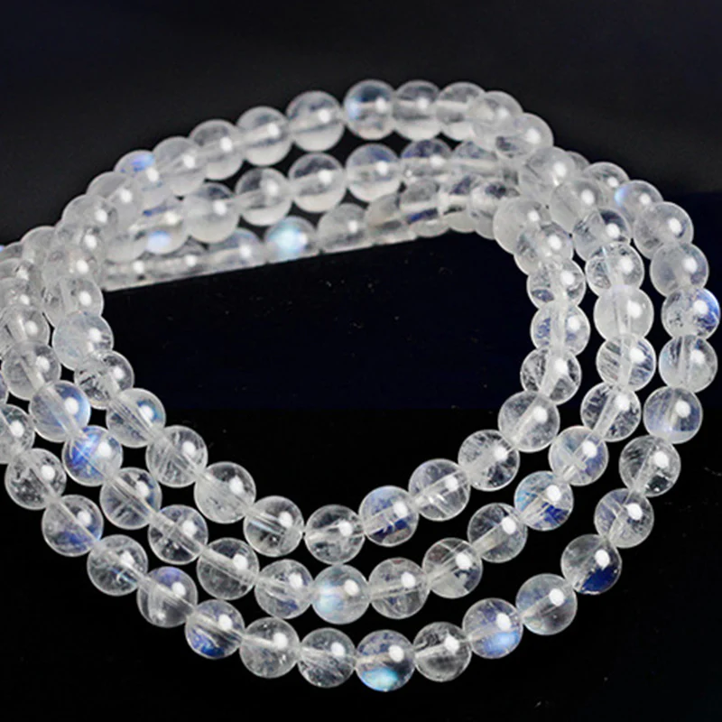 Buddha Stones Moonstone Healing Positive Bracelet