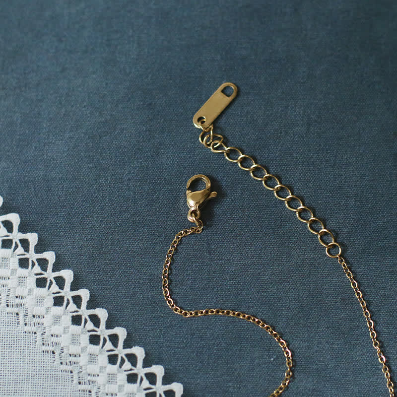 Buddha Stones Elephant Titanium Steel Luck Necklace Chain Pendant