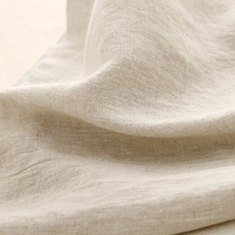 Buddha Stones Wild Plain Cotton Linen Women's Wide Leg Pants With Pockets