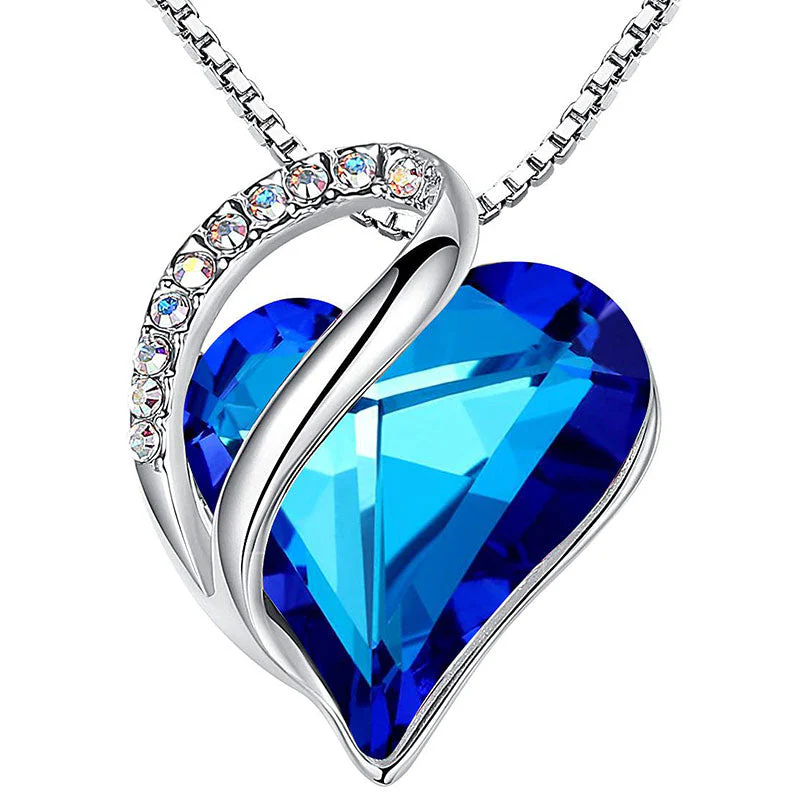 Buddhastoneshop Love Heart Birthstone Healing Energy Necklace Pendant (Extra 30% Off | USE CODE: FS30)