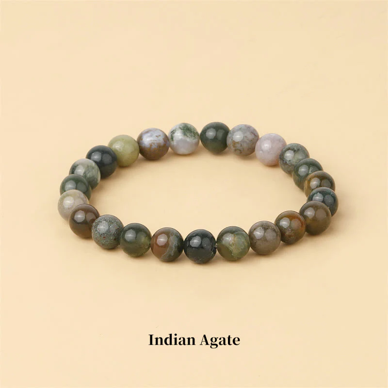 Buddha Stones Natural Stone Quartz Healing Beads Bracelet