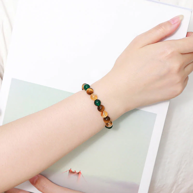 Buddha Stones Various Tiger Eye Confidence Bracelet