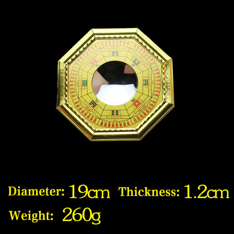 Buddha Stones Feng Shui Bagua Map Balance Harmony Living Room Energy Map Mirror