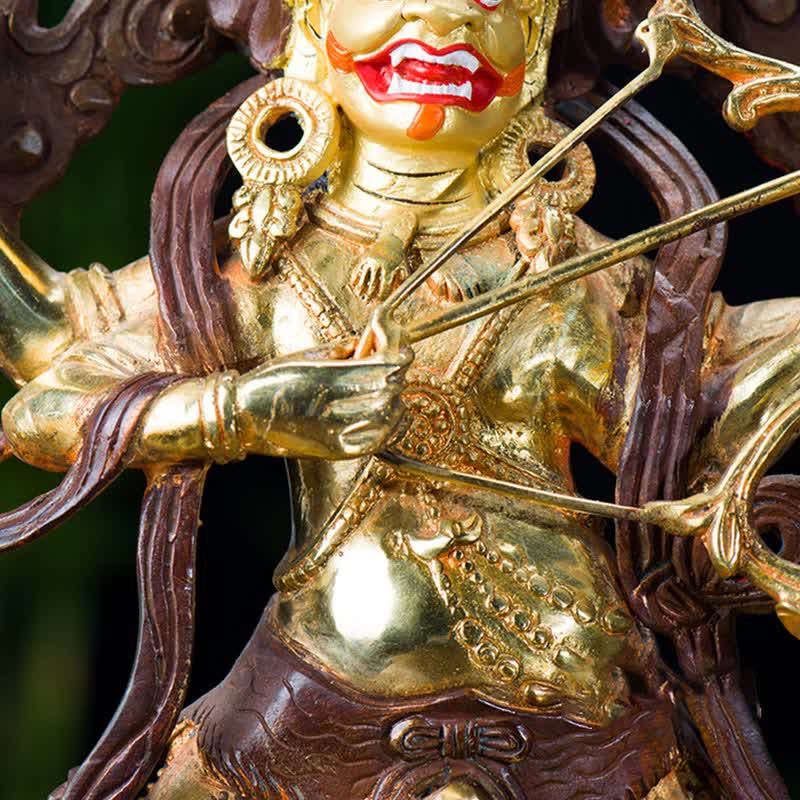 Buddha Stones Kurukulla Buddha Figurine Serenity Copper Statue Home Decoration