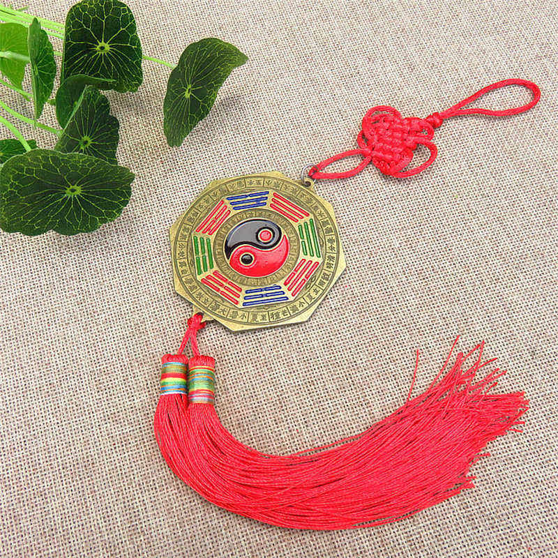 Buddha Stones Feng Shui Bagua Map Chinese Knotting Harmony Energy Map Mirror