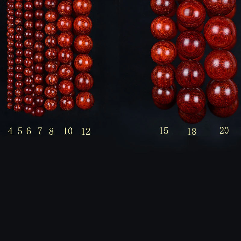 Tibetan Small Leaf Red Sandalwood Balance Bracelet (Extra 30% Off | USE CODE: FS30)