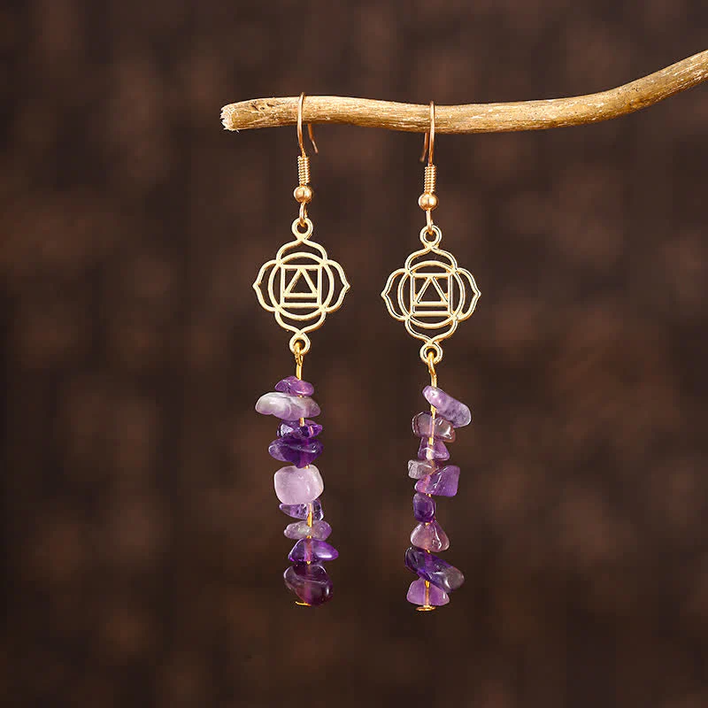Healing Crystals Zen Cairn Confidence Earrings (Extra 30% Off | USE CODE: FS30)