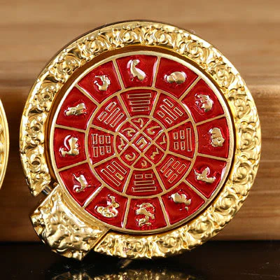 Buddha Stones Tibetan Om Mani Padme Hum Peace Phone Ring Bracket Universal Phone Holder Decorations