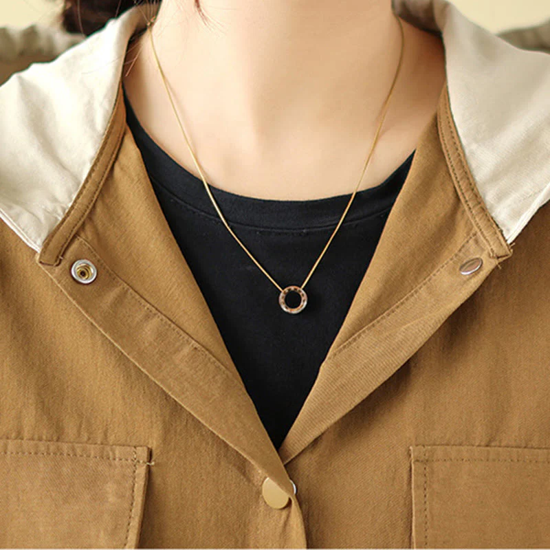 Buddha Stones Casual Commute Drawstring Hoodie Women's Cotton Linen Jacket With Pockets