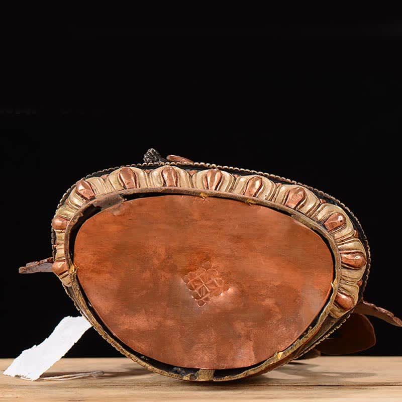 Buddha Stones Bodhisattva Chenrezig Four-armed Avalokitesvara Protection Copper Statue Decoration