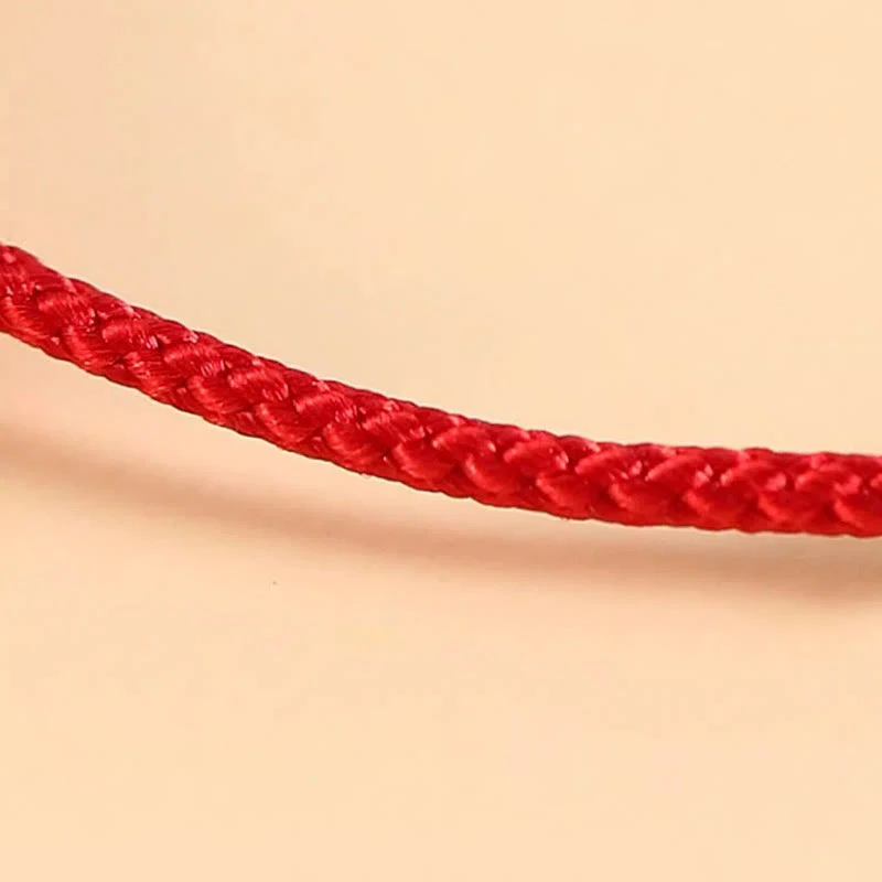 Buddha Stones Handmade 999 Sterling Silver Year of the Dragon Cute Chinese Zodiac Luck Braided Bracelet (Extra 30% Off | USE CODE: FS30)