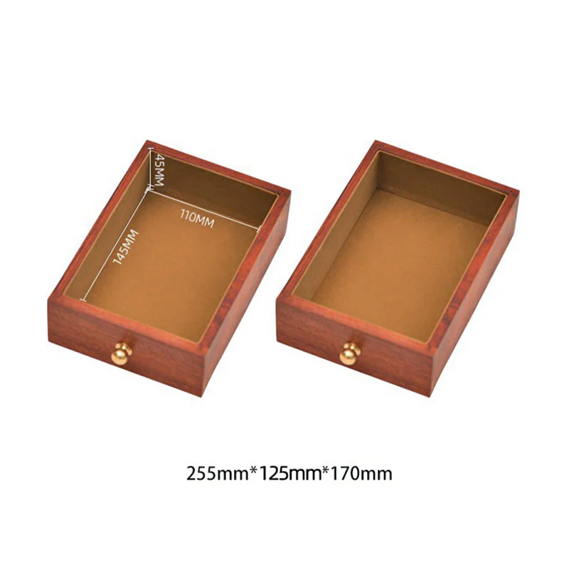 Buddha Stones Antique Handmade Rosewood Jewelry Storage Box Lockable Large Double Layer Flower Wooden Gift Organizer Box