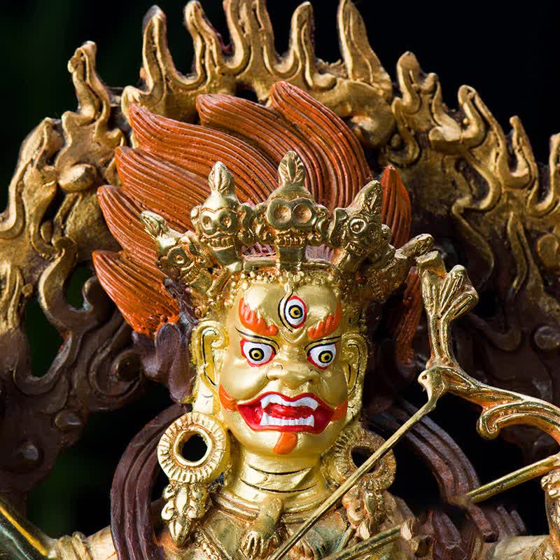 Buddha Stones Kurukulla Buddha Figurine Serenity Copper Statue Home Decoration