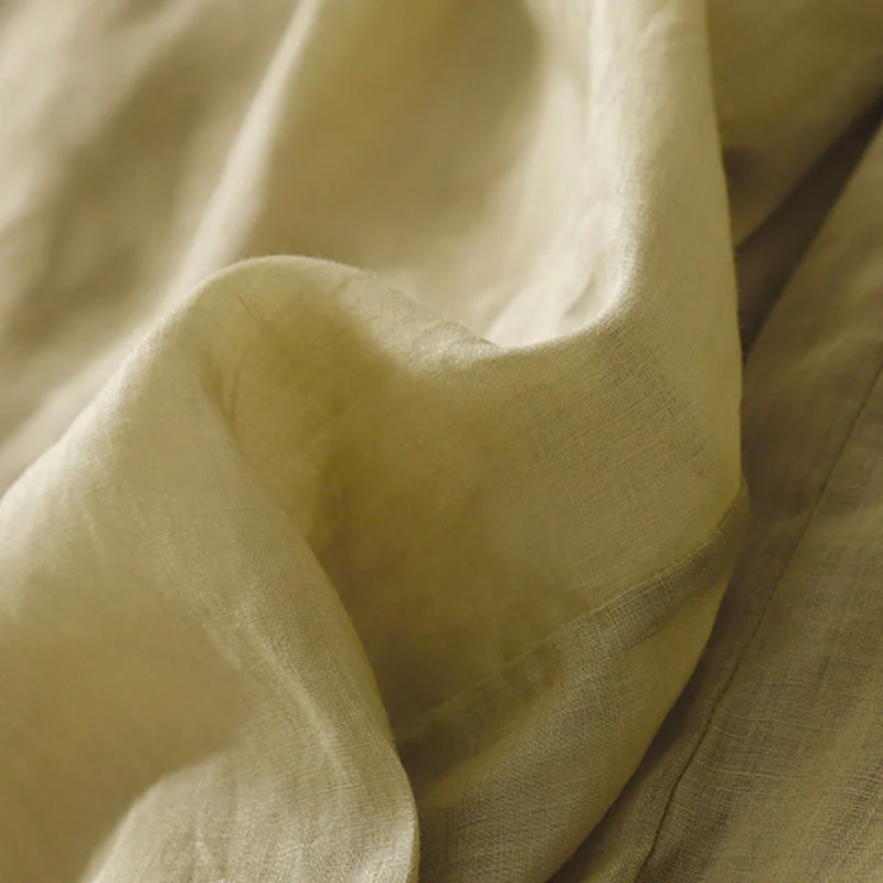 Buddha Stones Casual Flower Embroidery Women's Cotton Linen Elastic Waist  Wide Leg Pants With Pockets