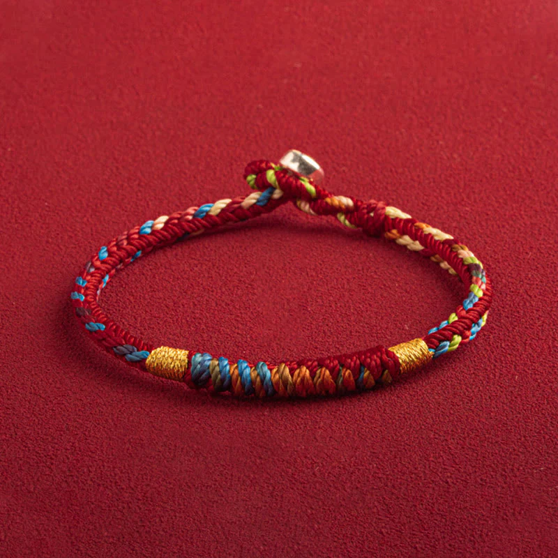 Buddha Stones May You Be Safe And Lucky In The Year Ahead Multicolored Bracelet