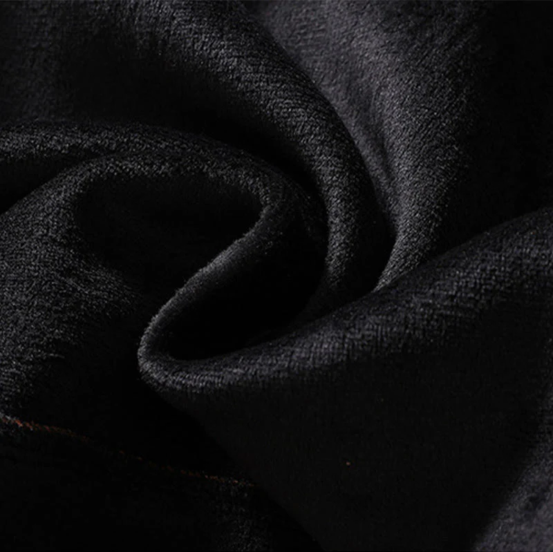 Buddha Stones Plain Lapel Women's Cotton Jacket With Pockets