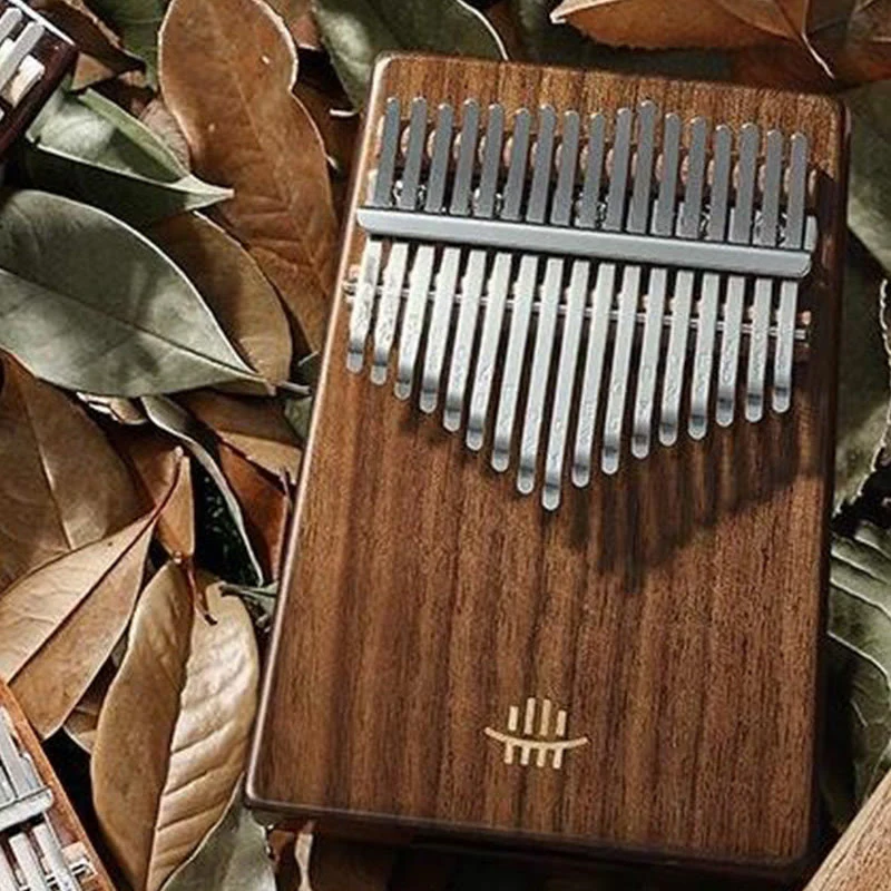 Buddha Stones 21 Keys Kalimba Thumb Piano Walnut Portable Finger Piano