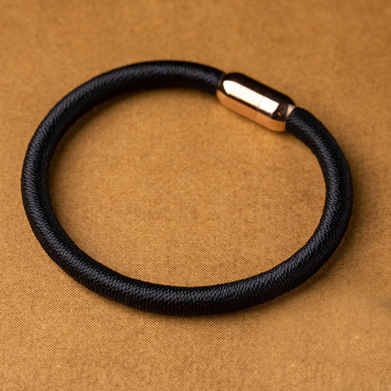 Buddha Stones Tibetan Handmade King Kong Knot Protection Magnetic Buckle Braided Bracelet (Extra 30% Off | USE CODE: FS30)