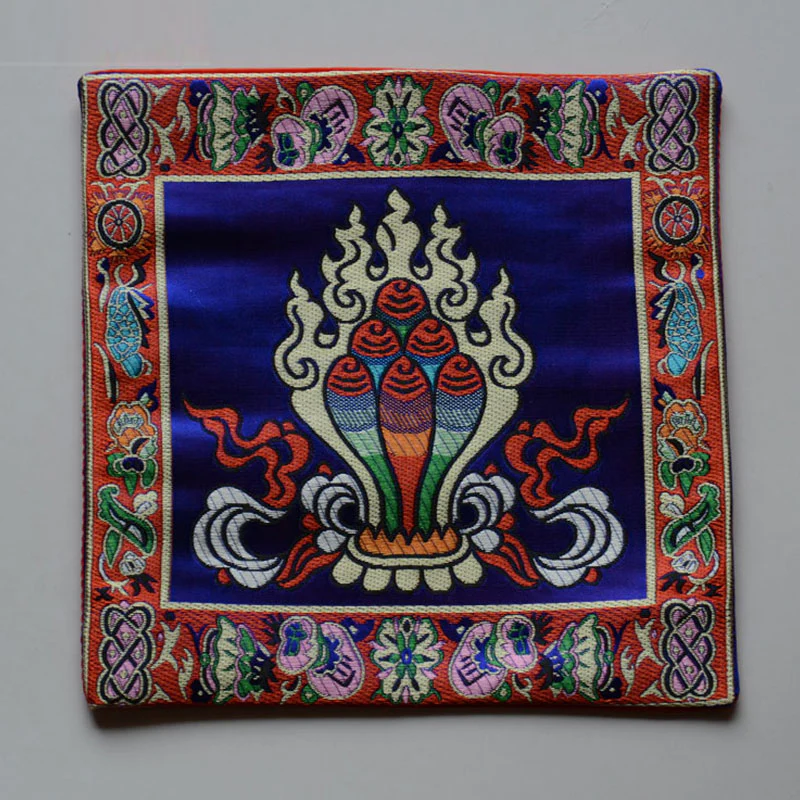 Buddha Stones Prayer Altar Mat Healing Meditation Vajra Auspicious Symbols