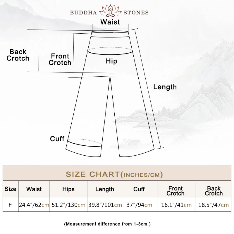 Buddha Stones Frog-Button Sleeveless Cami Midi Dress Ramie Linen Wide Leg Pants With Pockets