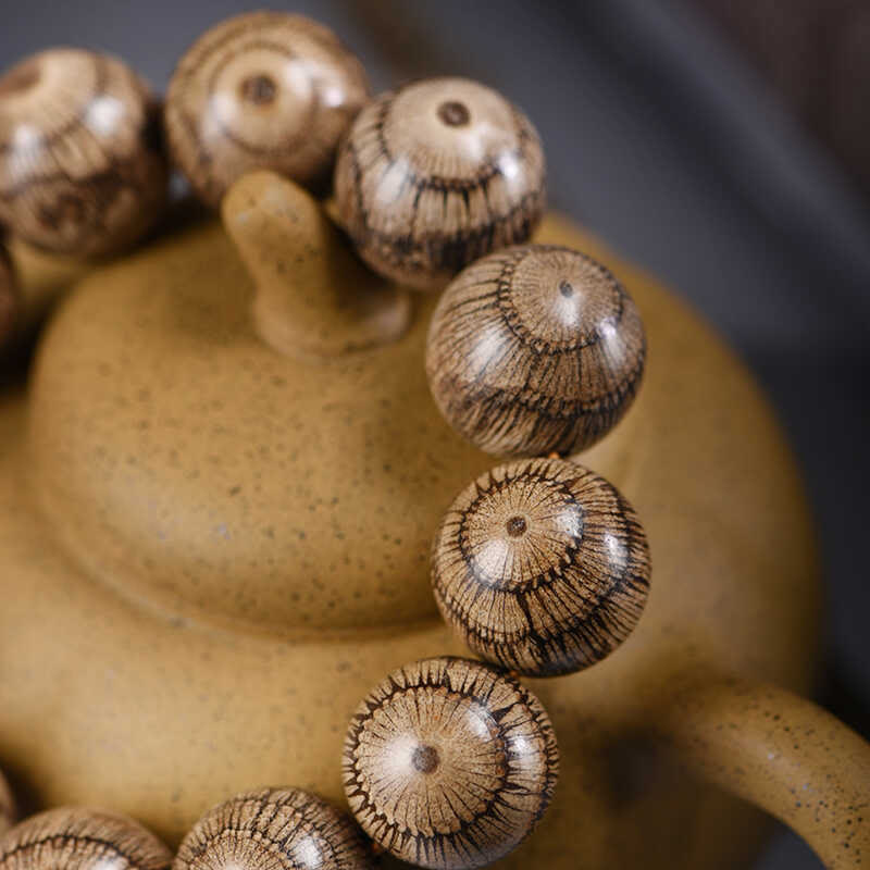 Buddha Stones Gnetum Wood Beads Protection Bracelet