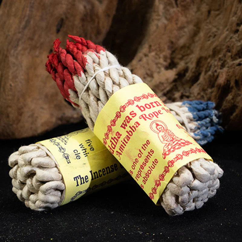 Buddha Stones Nepal Rope Incense Purify Healing Meditation Incense
