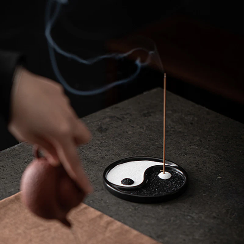 Buddha Stones Yin Yang Zen Balance Incense Holder