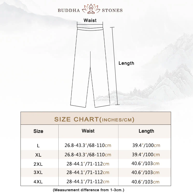 Buddha Stones 2Pcs Plain Tang Suit Men's Frog-Button Long Sleeve Shirt Pants Set