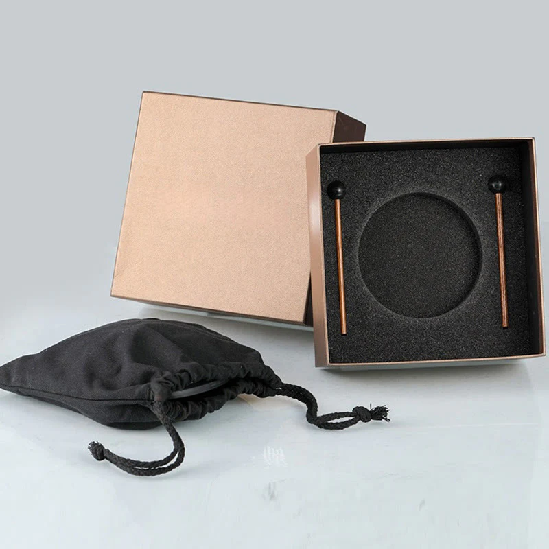 Buddha Stones Steel Tongue Drum Sound Healing Yoga Meditation Drum Kit 8 Note 6 Inch Percussion Instrument