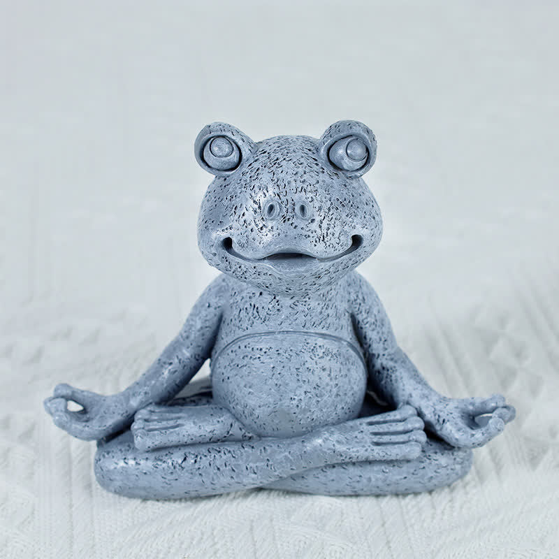 Buddha Stones Meditating Zen Dog Cat Frog Decoration