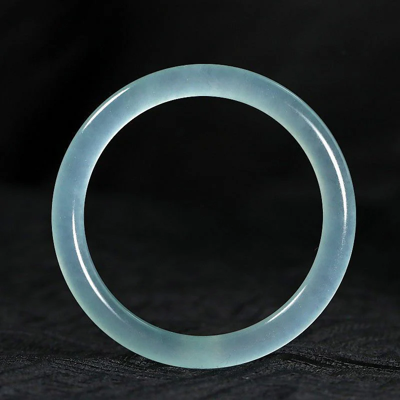 Buddha Stones Natural Jade Healing Blessing Bangle Bracelet