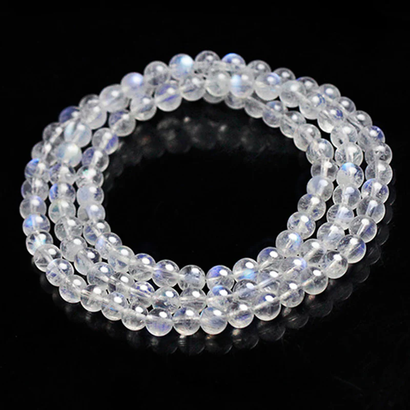 Buddha Stones Moonstone Healing Positive Bracelet